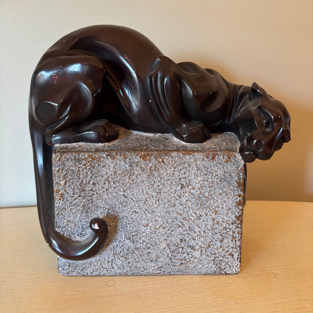 R151 Austin Productions, Alexander Danel Panther sculpture(small chips)