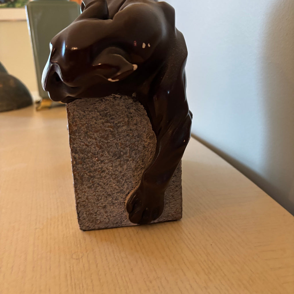 R151 Austin Productions, Alexander Danel Panther sculpture(small chips)