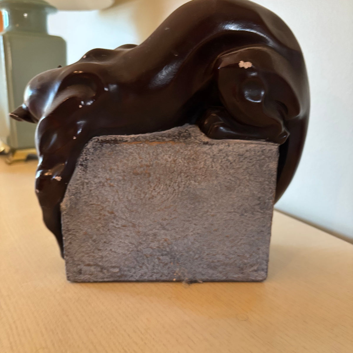 R151 Austin Productions, Alexander Danel Panther sculpture(small chips)