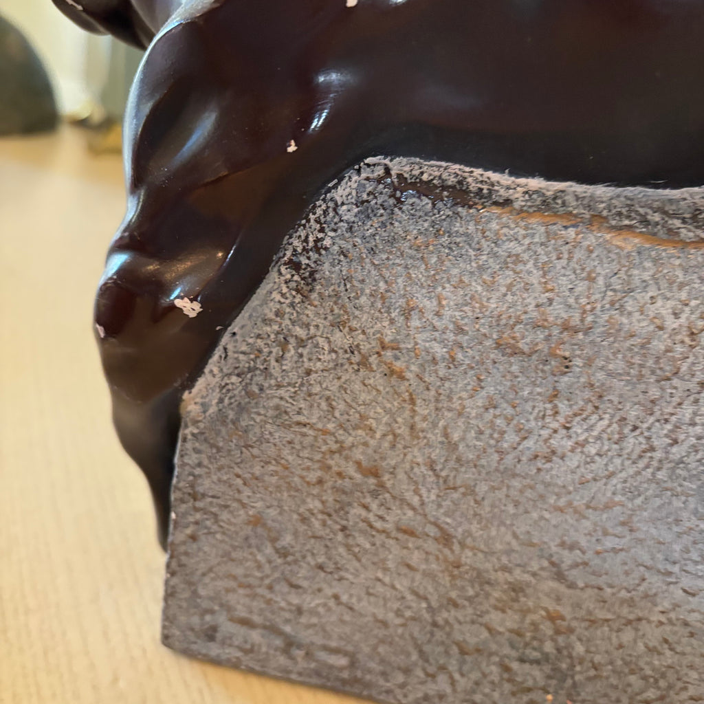 R151 Austin Productions, Alexander Danel Panther sculpture(small chips)