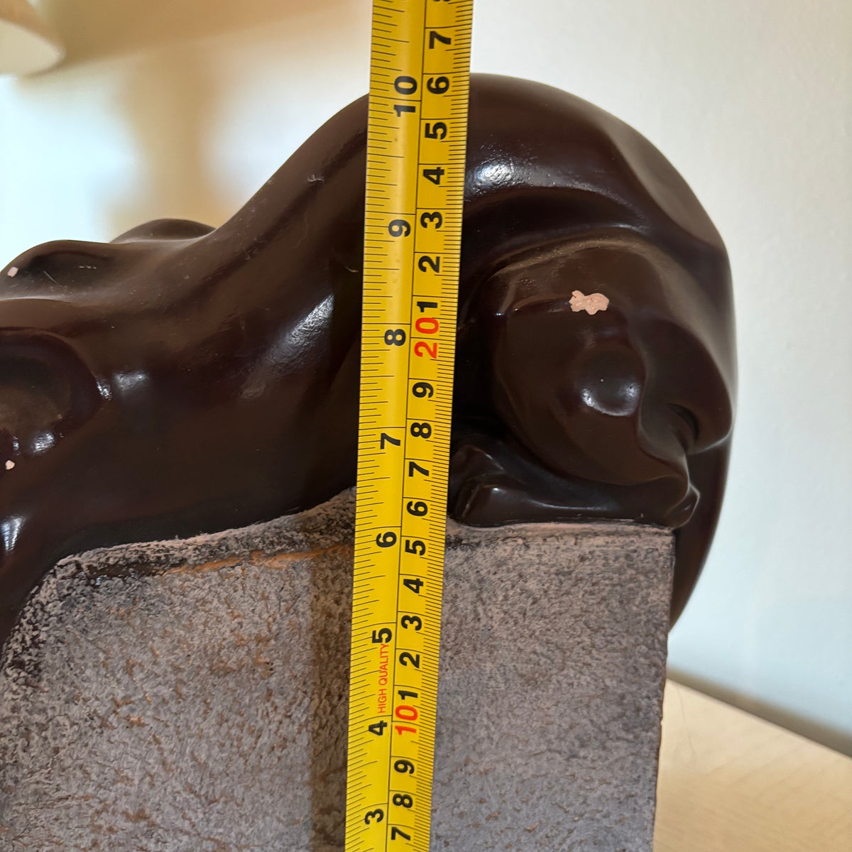 R151 Austin Productions, Alexander Danel Panther sculpture(small chips)