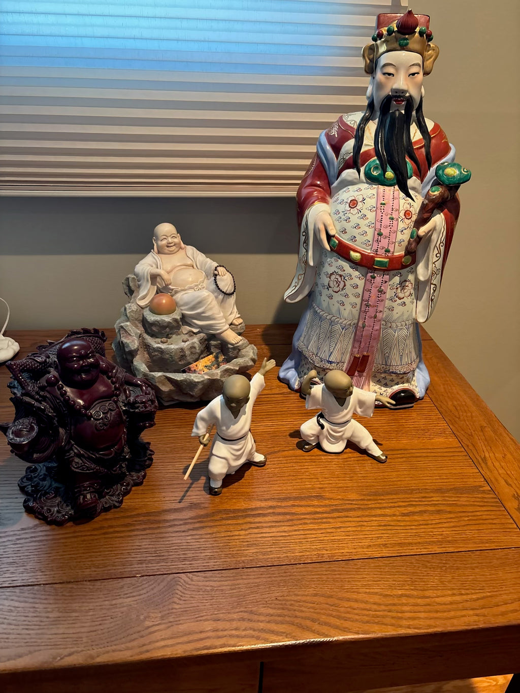 R223 Statue Grouping (Buddhas and more) ***largest has previously broken repair