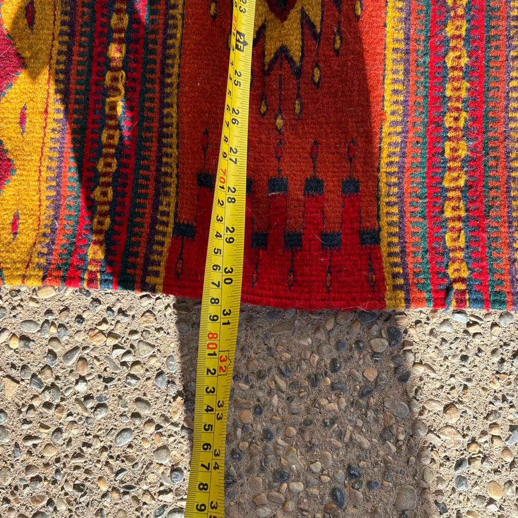 R154 2 Vintage Wool Area Rugs
