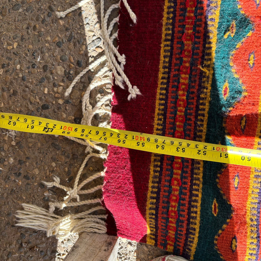 R154 2 Vintage Wool Area Rugs