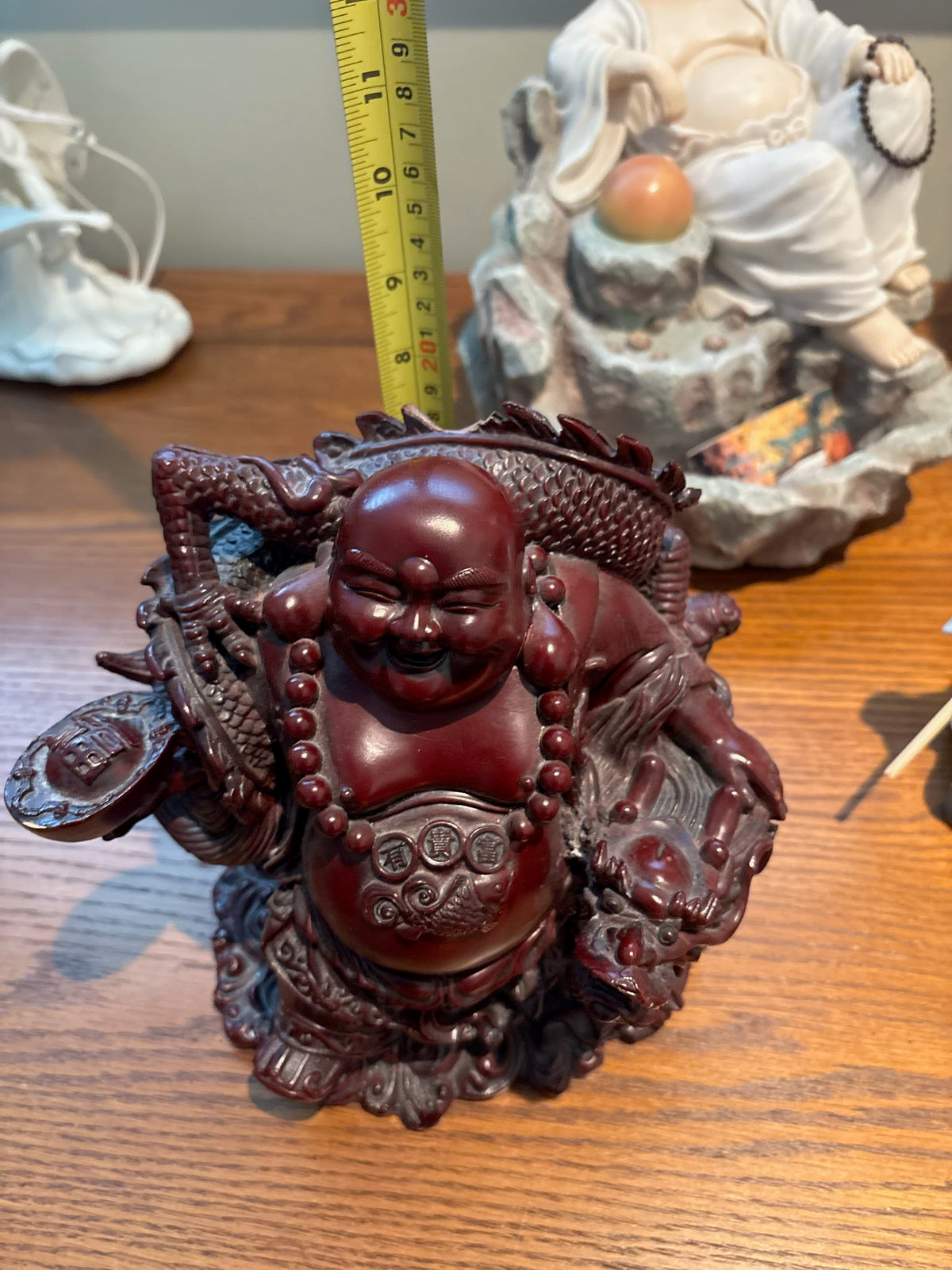 R223 Statue Grouping (Buddhas and more) ***largest has previously broken repair