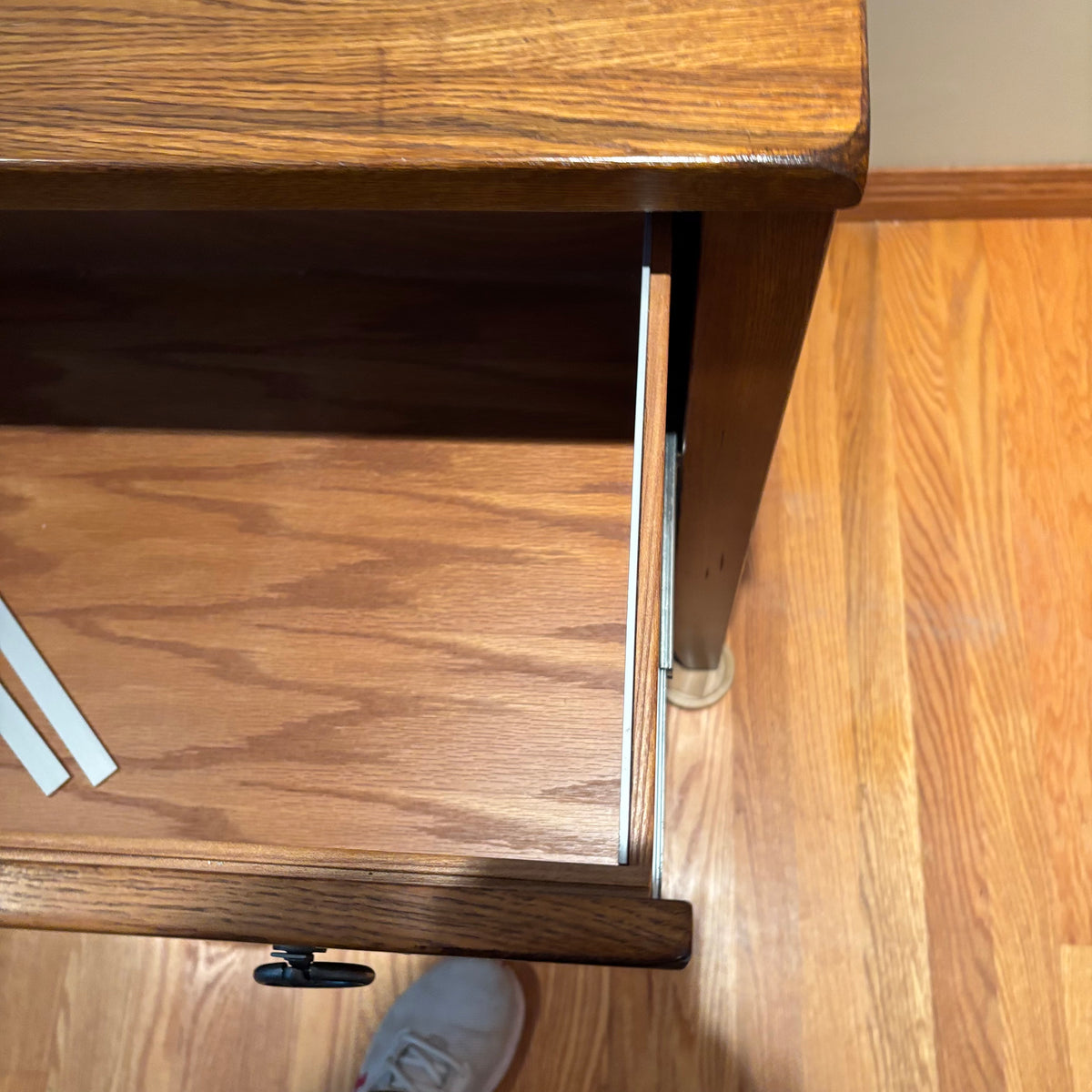 R158 Solid Wood two drawer file cabinet (34" x 32" 21")