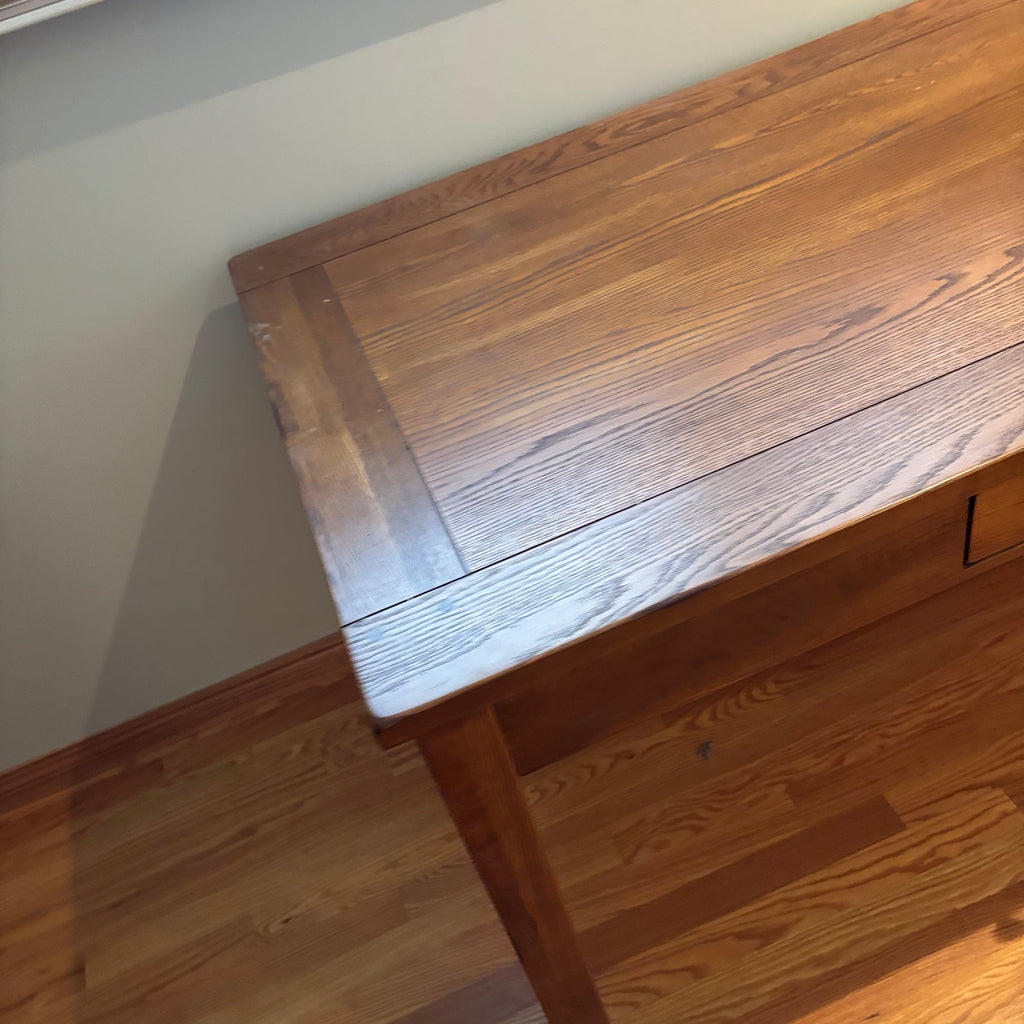 R161 Solid Wood writing desk with single drawer (60" x 30" x 30")
