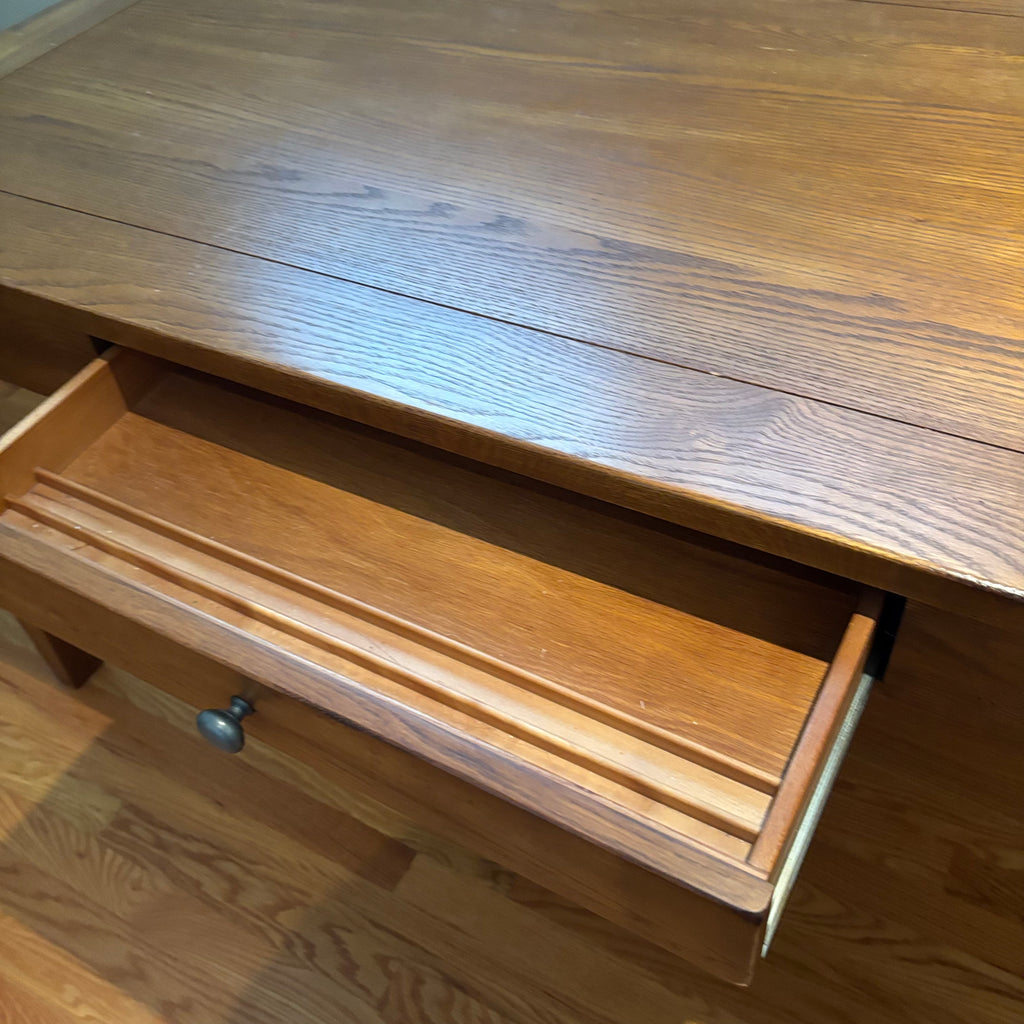 R161 Solid Wood writing desk with single drawer (60" x 30" x 30")