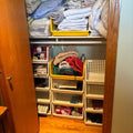 R175 Closet Contents Grouping (stacking bins, linens and sooooo much more)