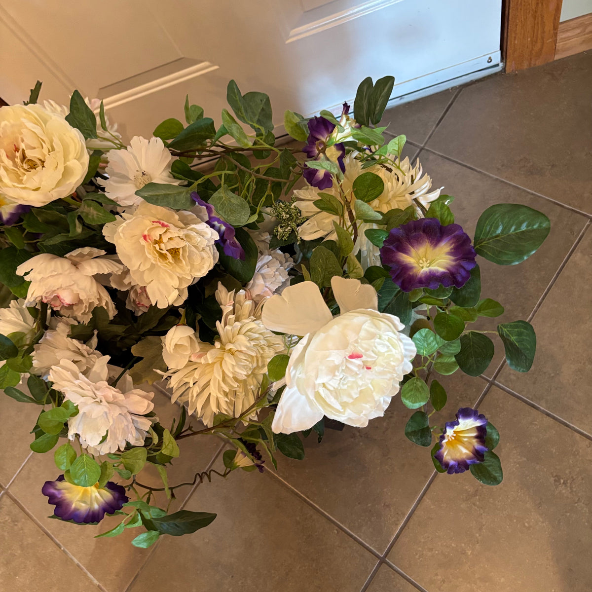 R178 Artificial Flowers Grouping  (peonies and roses)