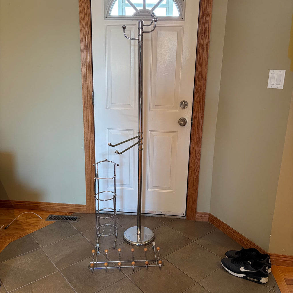 R179 Chrome Home Grouping (coat rack and more)