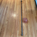 R186 Curtain rod and terracotta sun