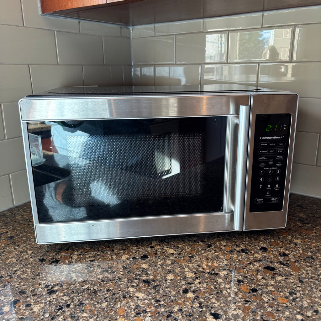 R191 Hamilton Beech stainless steel microwave