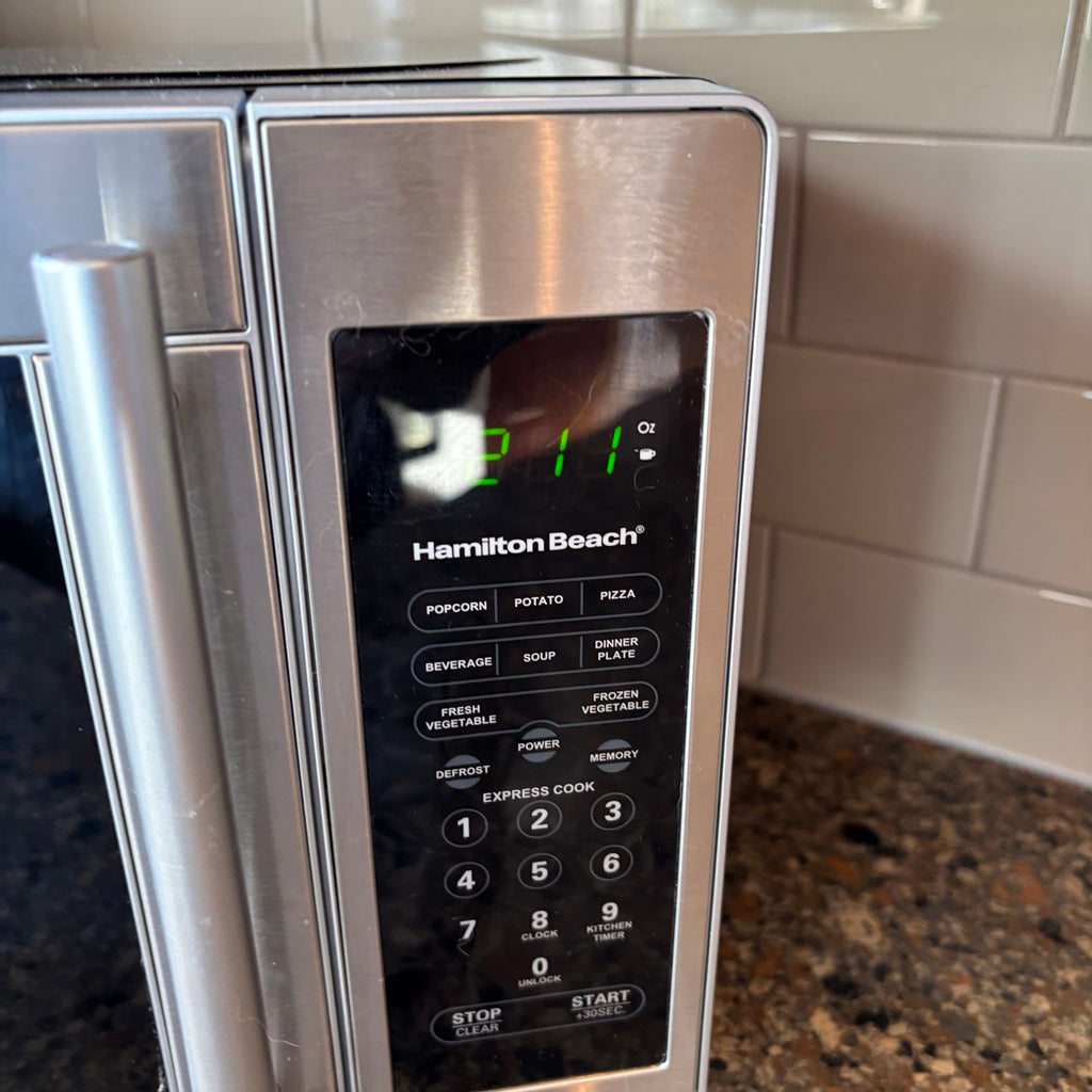 R191 Hamilton Beech stainless steel microwave
