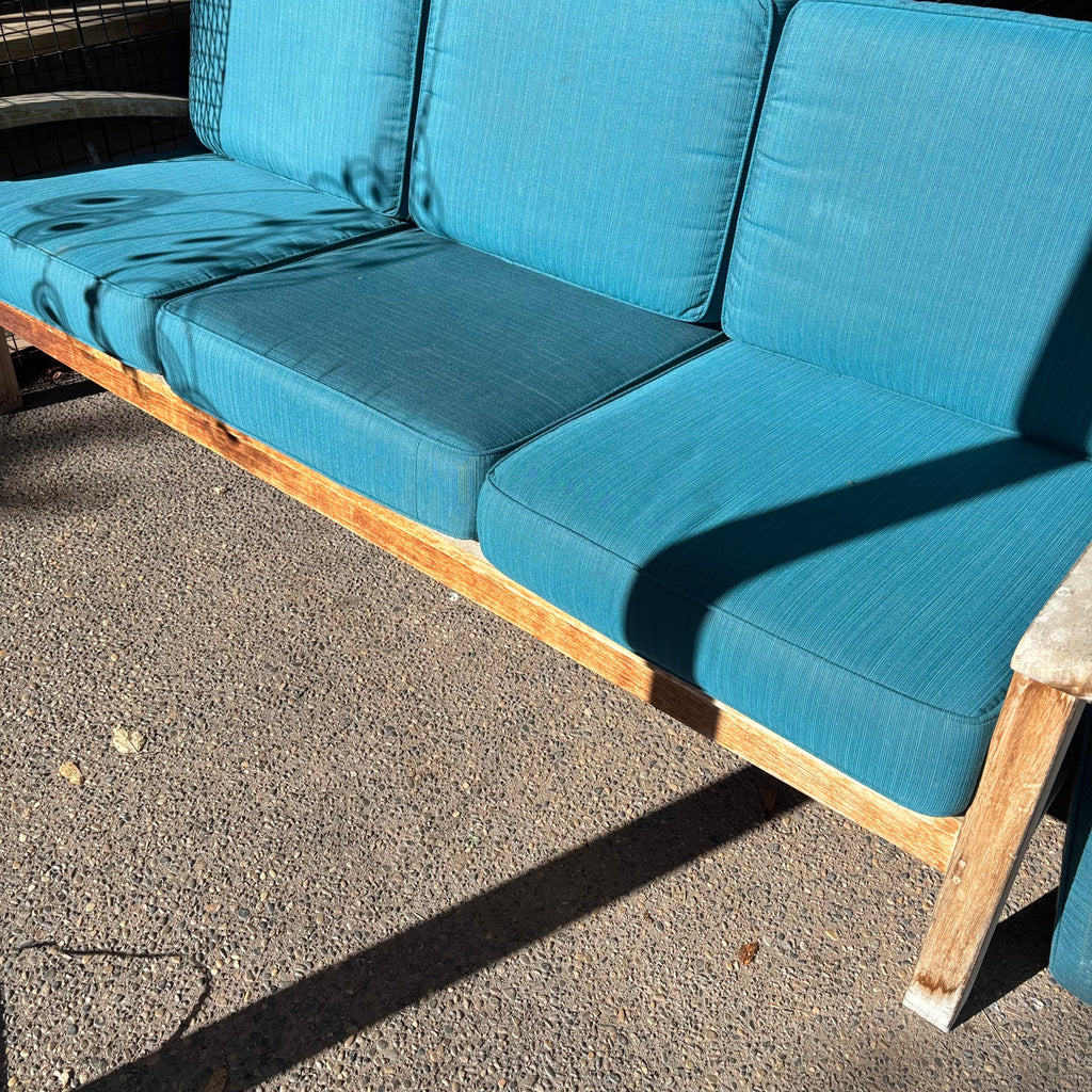 R199 Three seat outdoor teak framed sofa