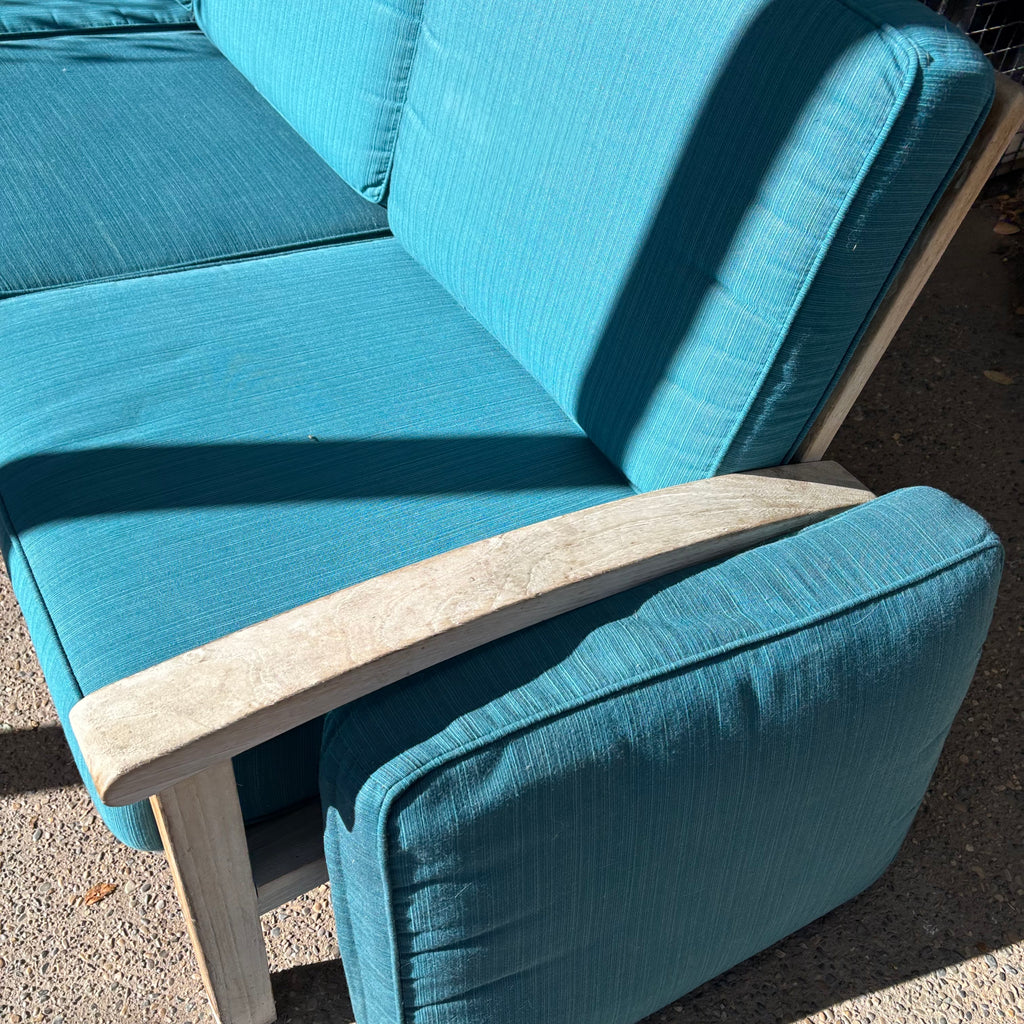 R199 Three seat outdoor teak framed sofa