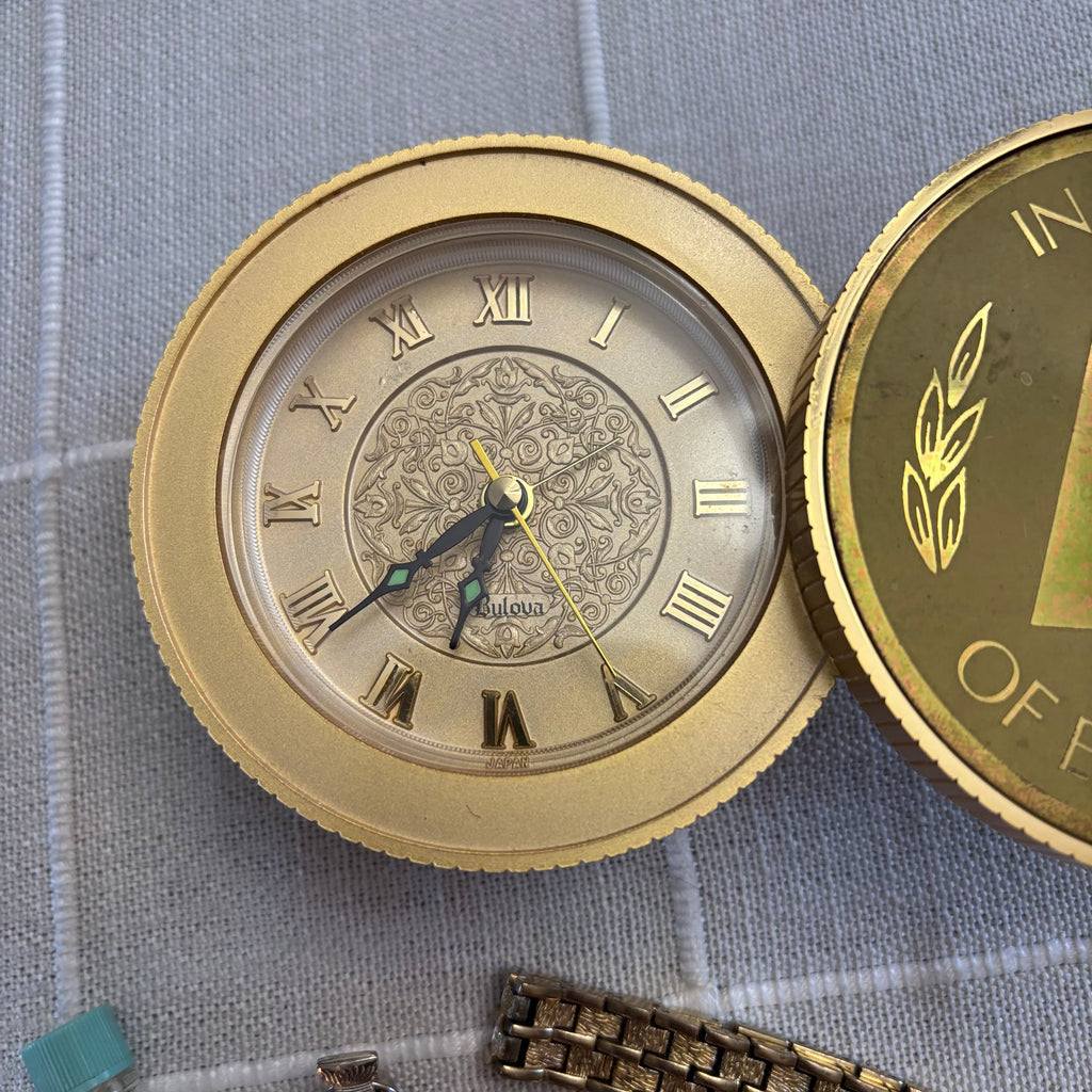 R313 Gold Toned Vintage Watch  and more Grouping