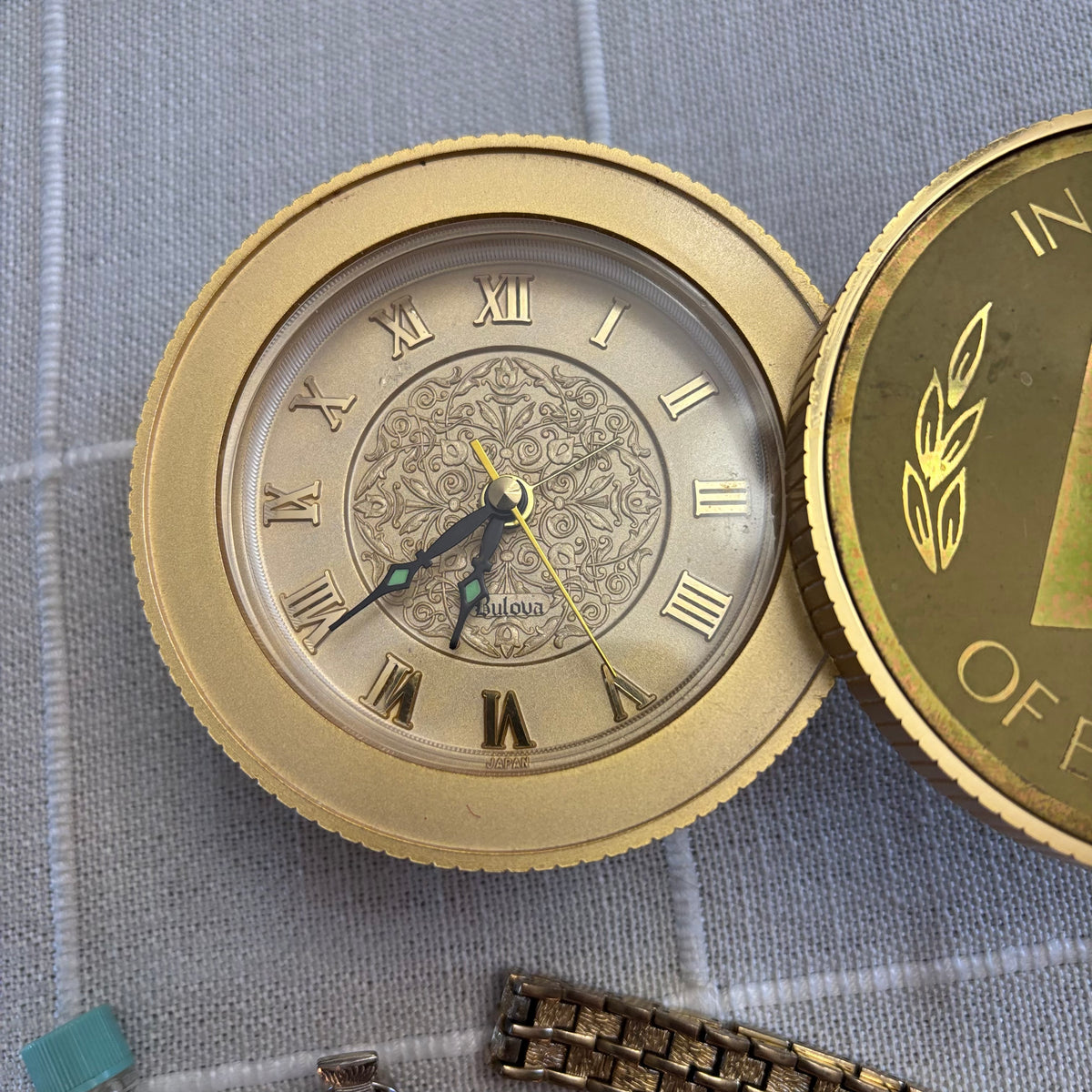 R313 Gold Toned Vintage Watch  and more Grouping