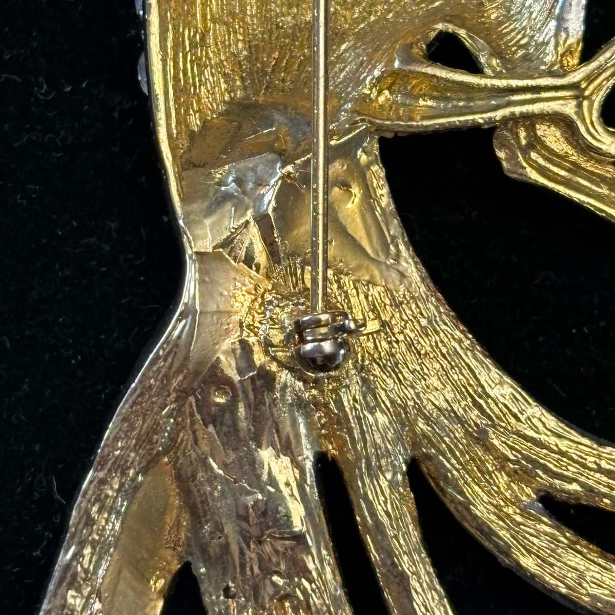 R317 Vintage Fashion Jewelry Grouping (Peacock pin and more)