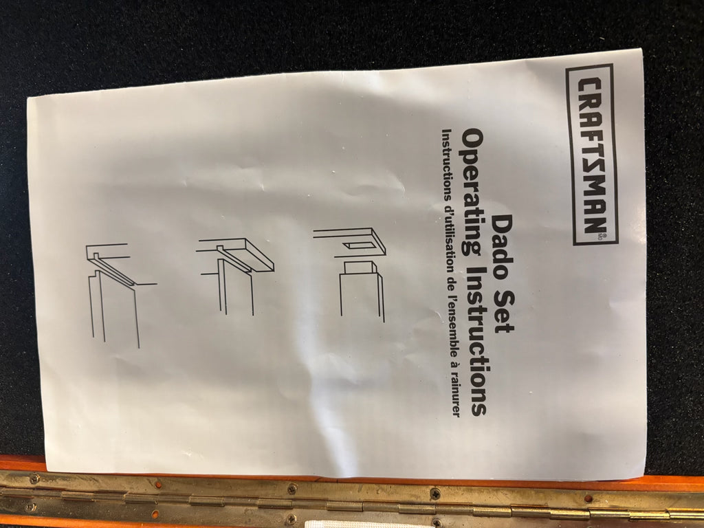 D220 Craftsman table saw, model 31527555 with manual