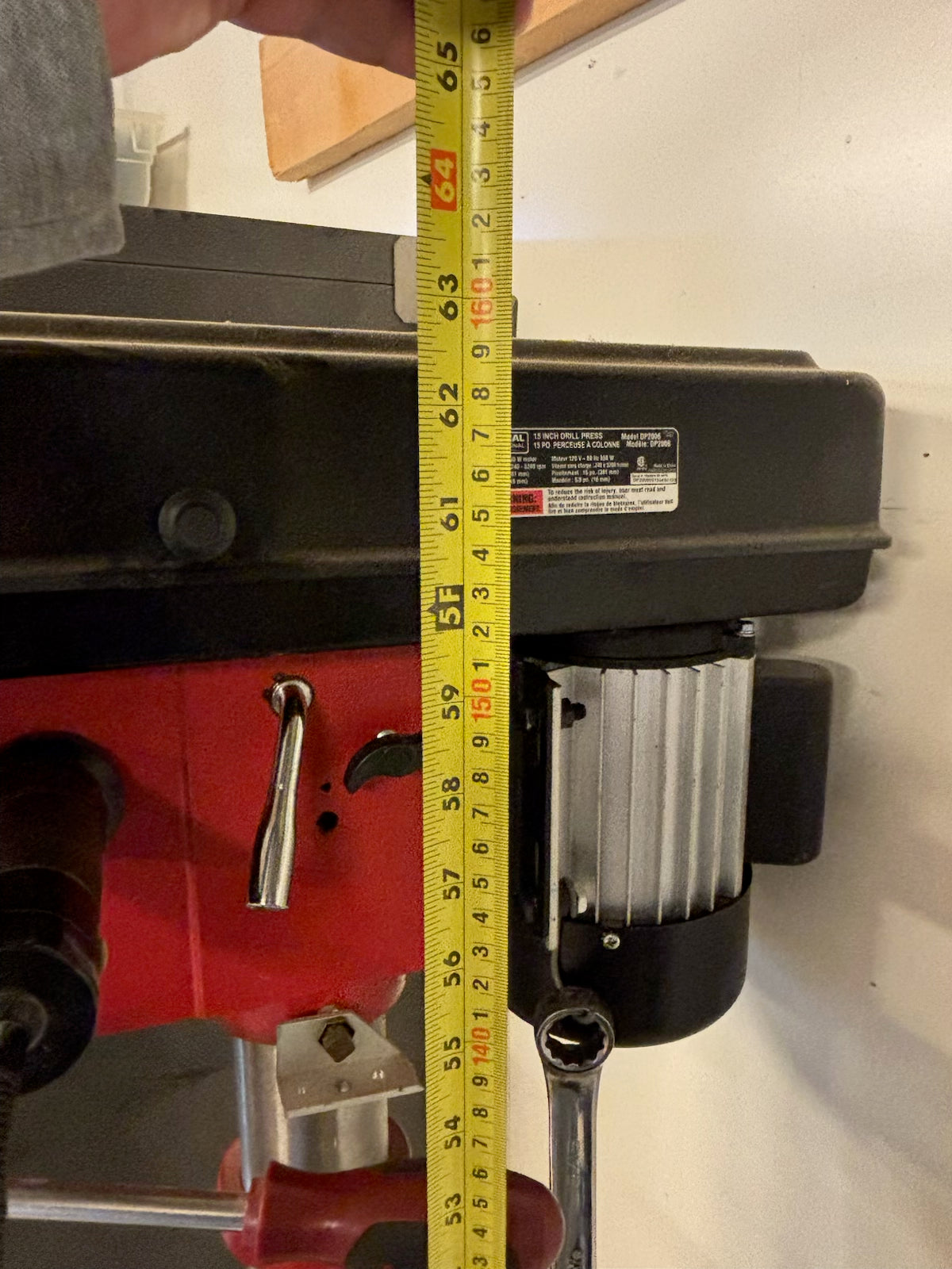 D221 General International drill press and accessories