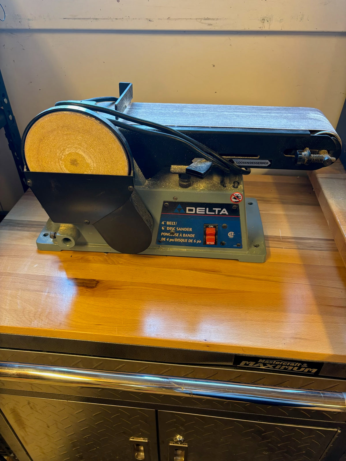 D224 Delta 4" belt/6" disc sander