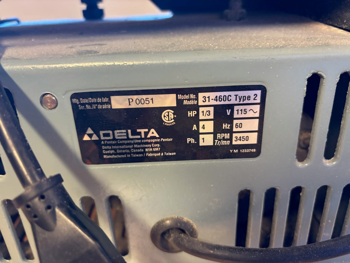 D224 Delta 4" belt/6" disc sander