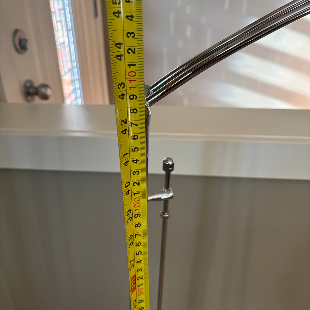 D101 Chrome floor lamp