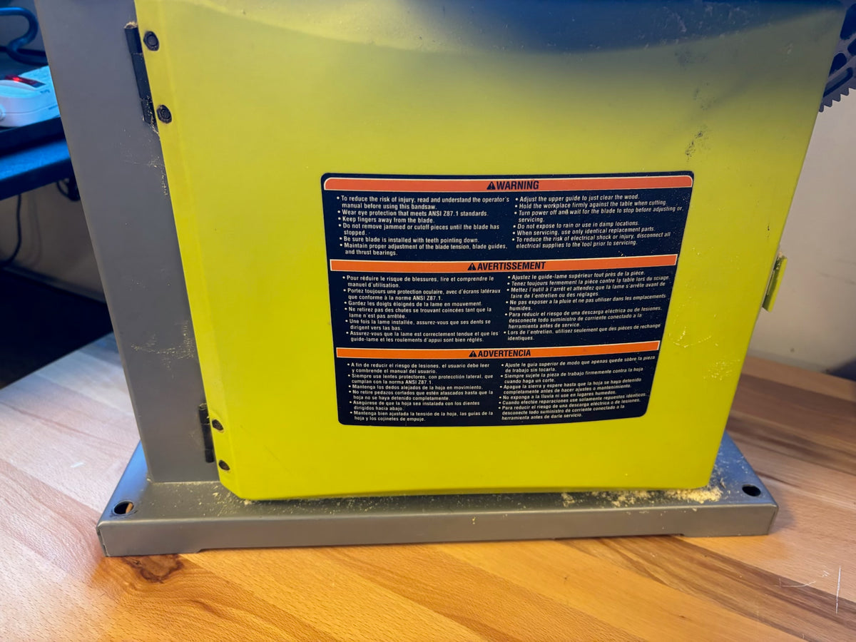 D226 Ryobi 9” Bandsaw