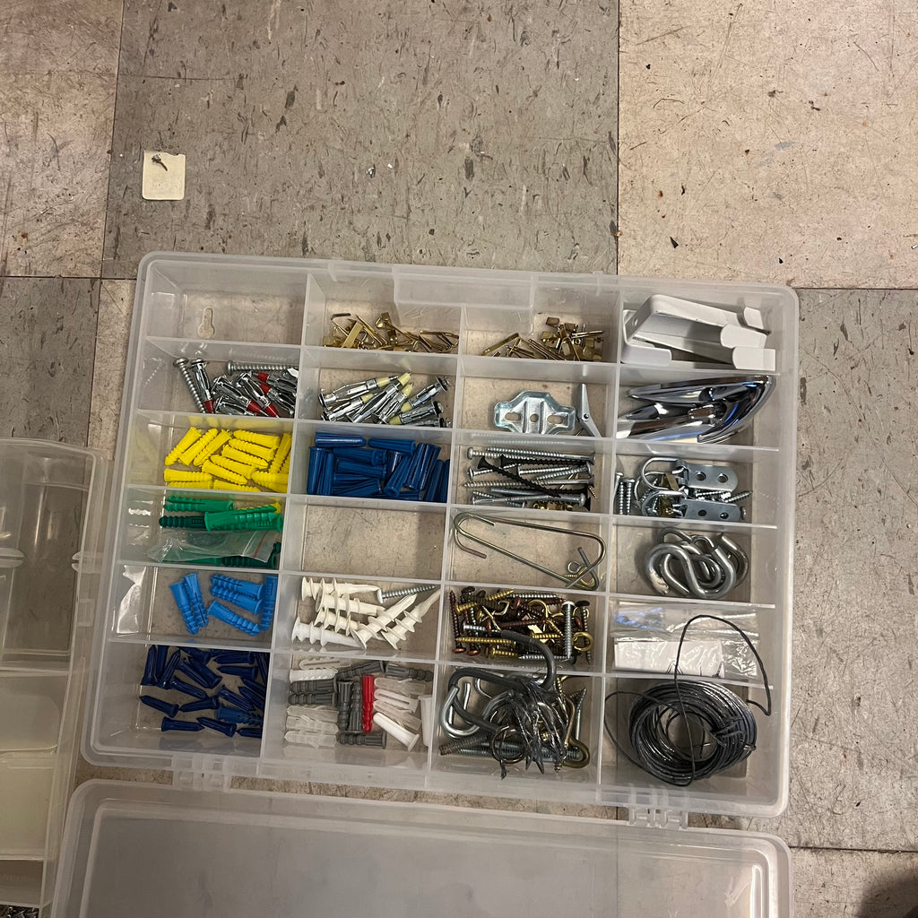 D329 Garage Grouping (screws and more, cabinet NOT included)