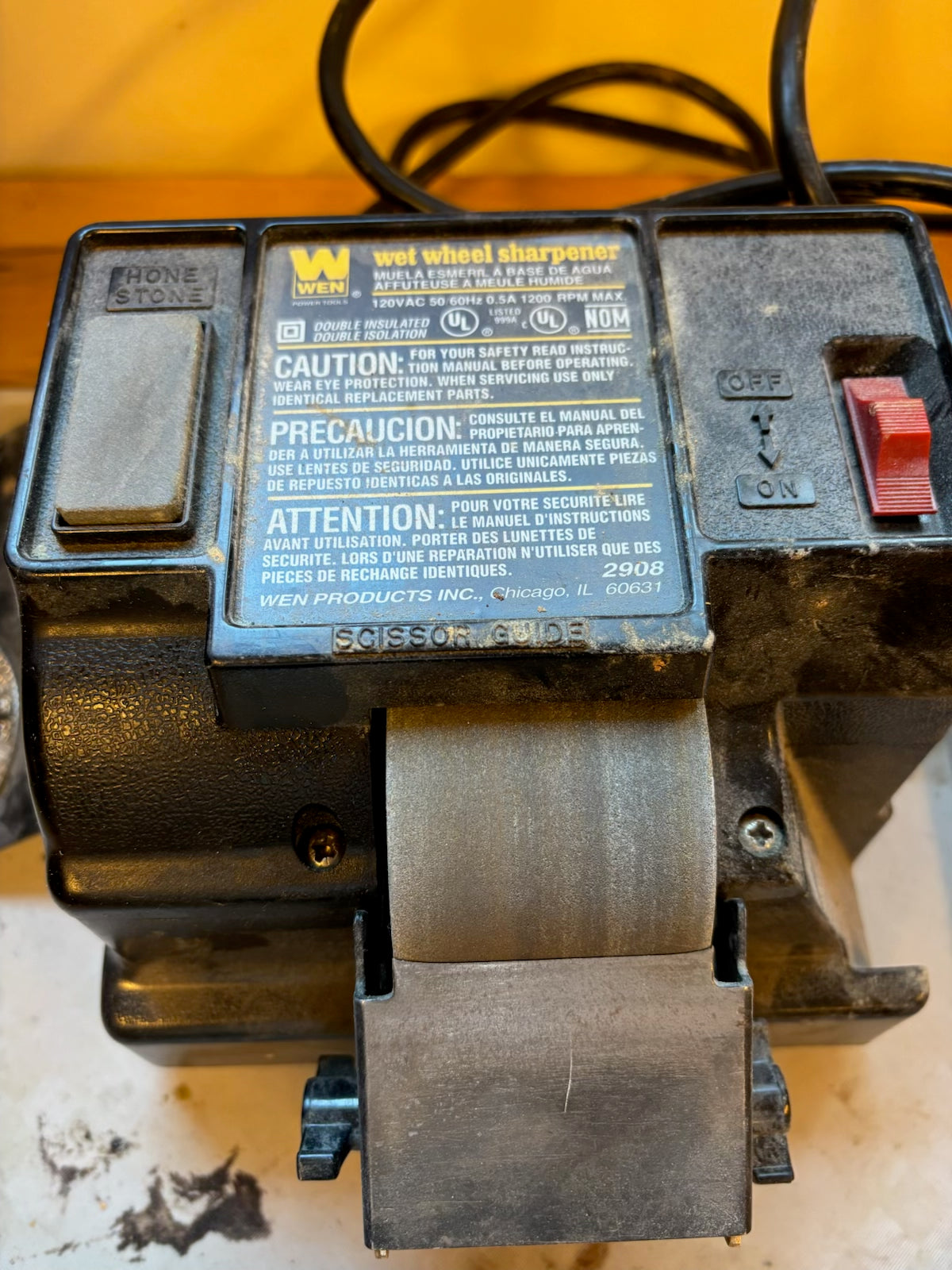 D229 Vintage Wen Wet Wheel