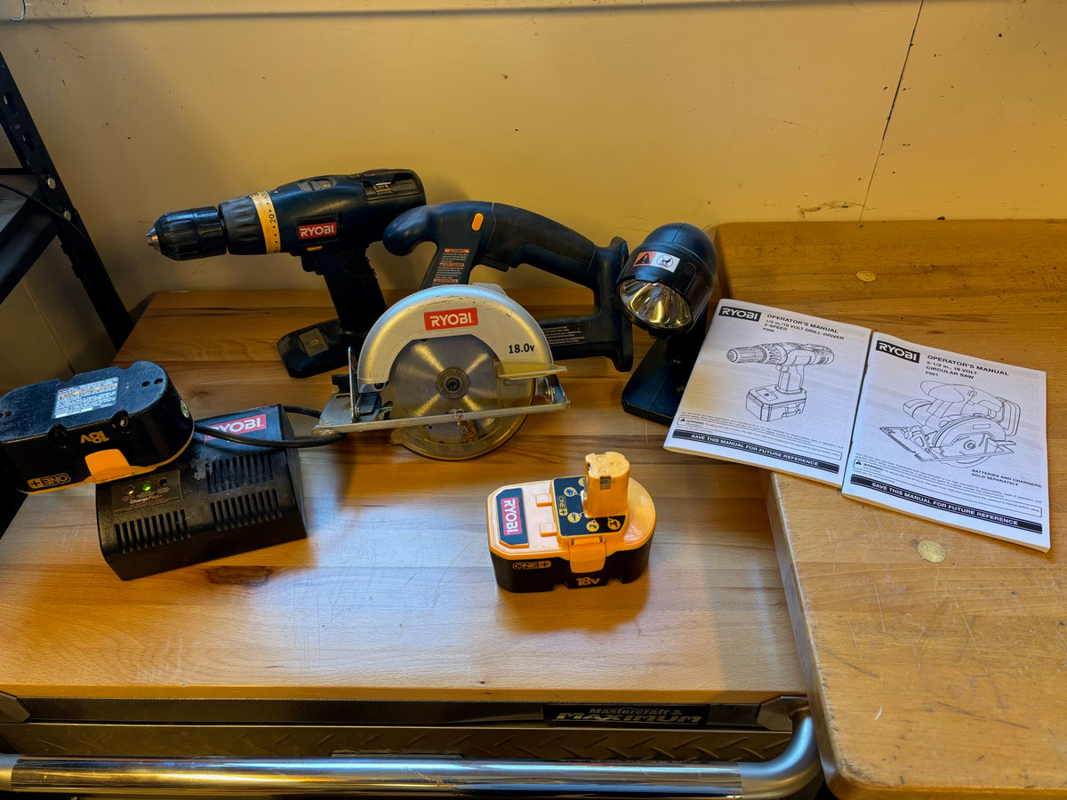 D234 Ryobi Tool Grouping (saw and more)