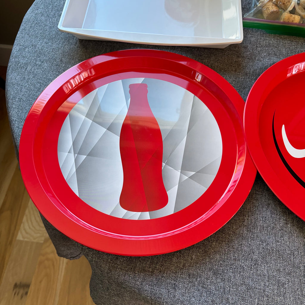D124 Barware and more  Grouping (Coca Cola Trays and more)