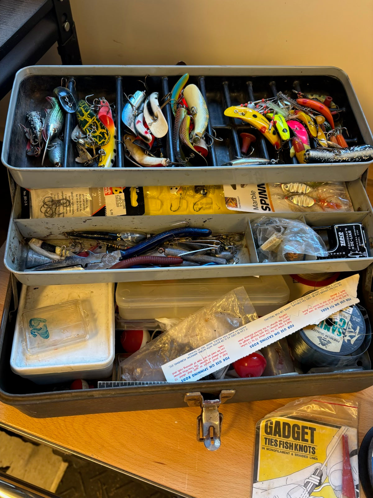D236 Fishing Grouping (tackle box and more)