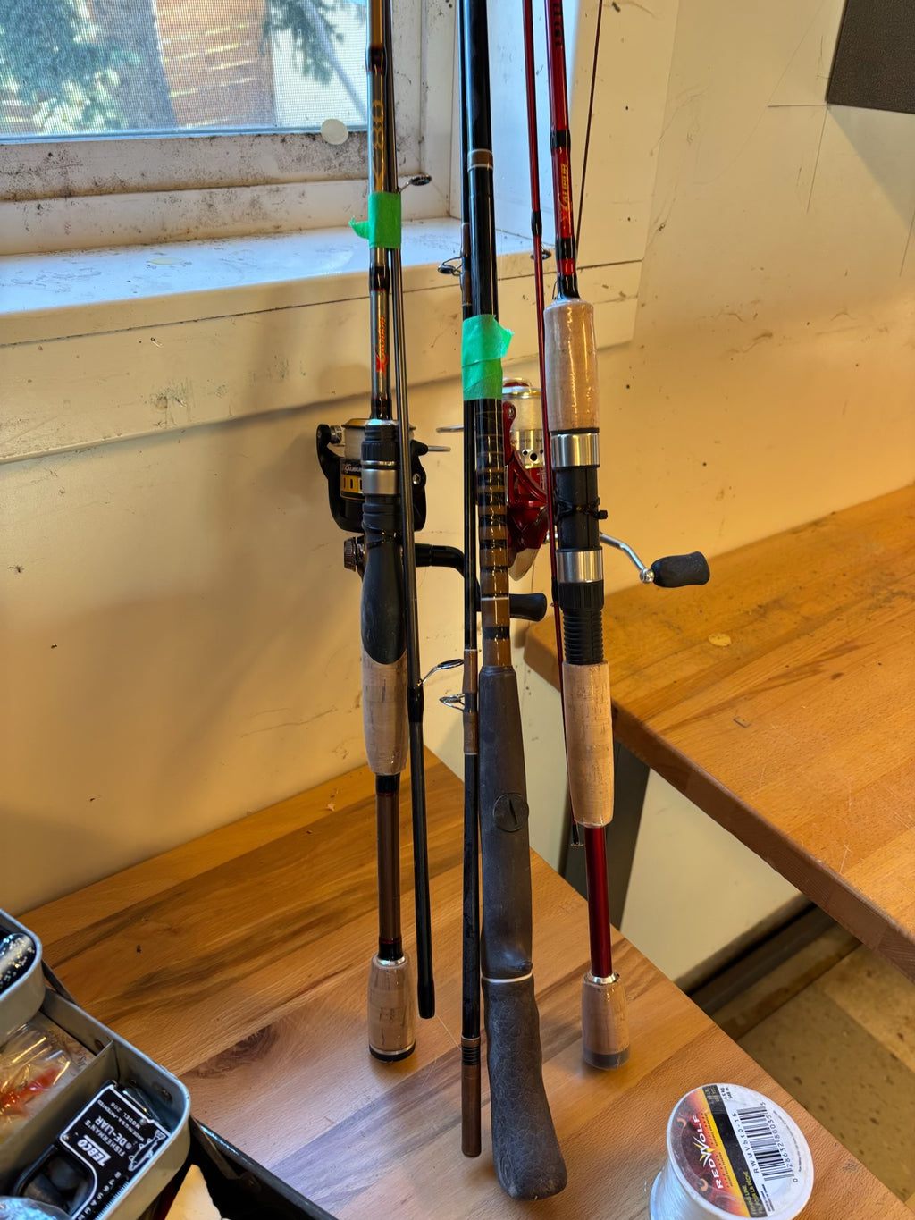 D236 Fishing Grouping (tackle box and more)