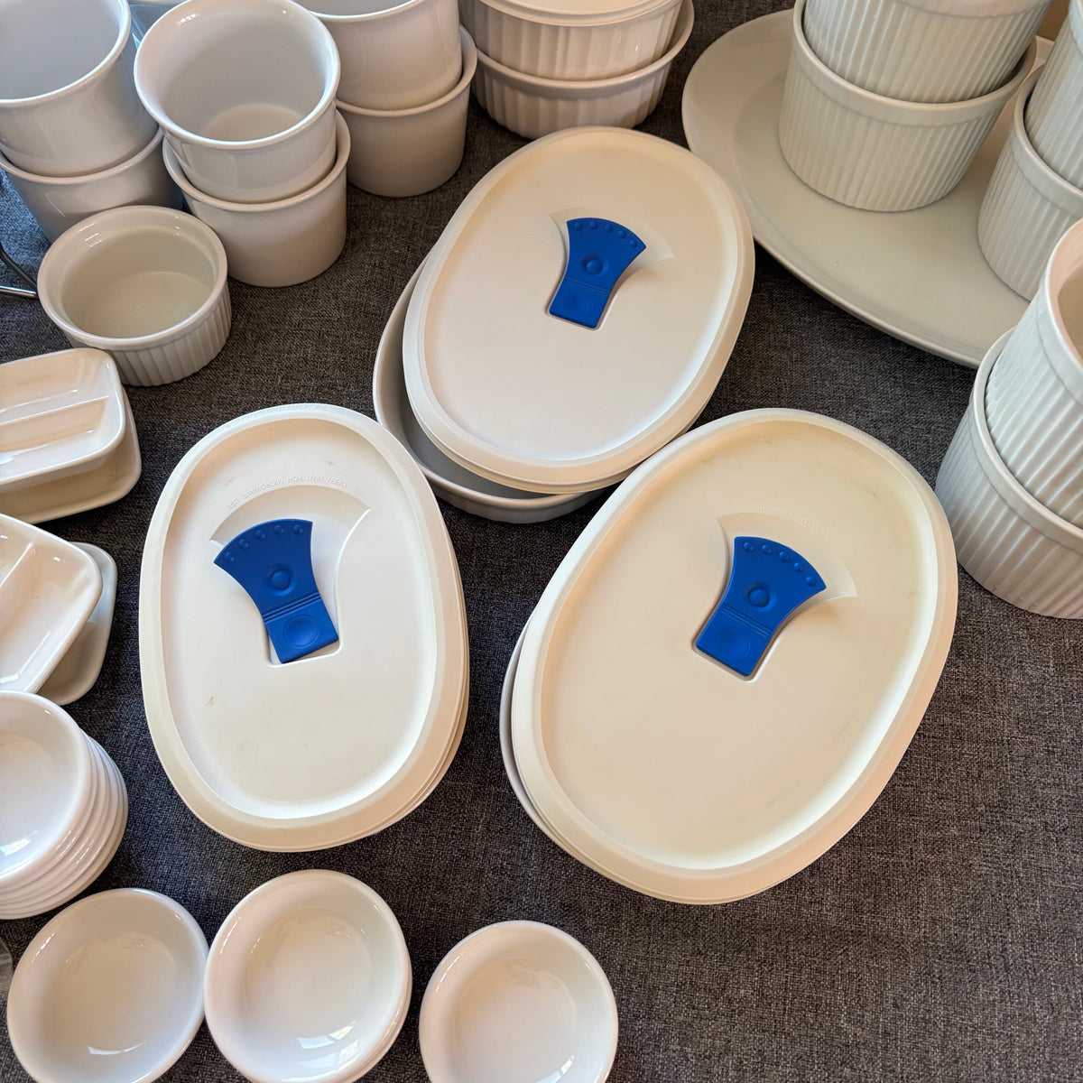 D126 White Dish Grouping (IKEA, French White and more)