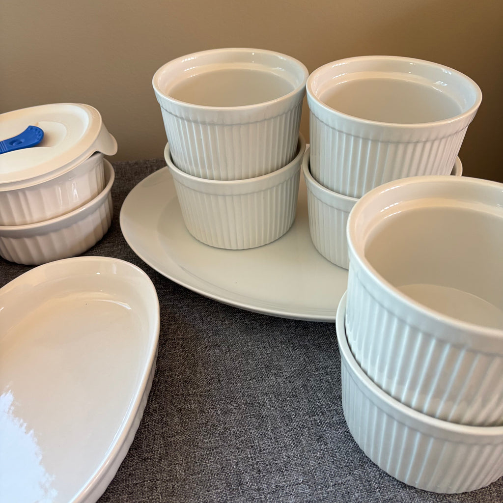D126 White Dish Grouping (IKEA, French White and more)