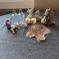 D132 Vintage Decor Grouping (depression glass and more)