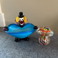D133 Murano Grouping (clown and mushroom)