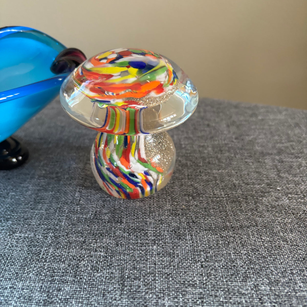 D133 Murano Grouping (clown and mushroom)