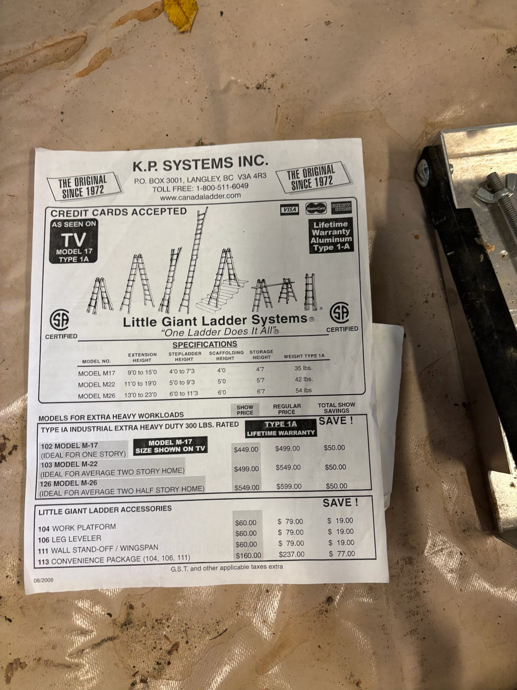 D242 Little Giant Ladder System