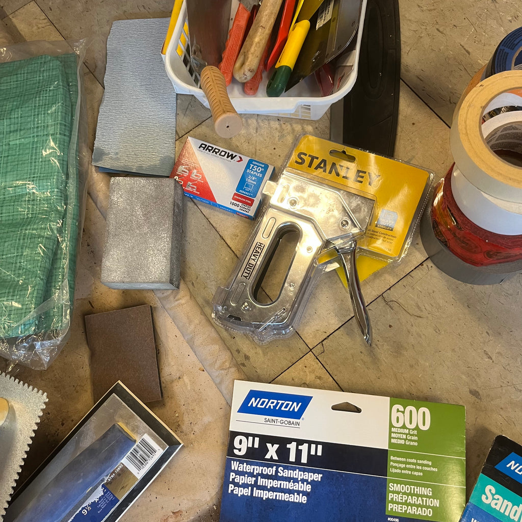 D344 Garage Grouping (sand paper and more)