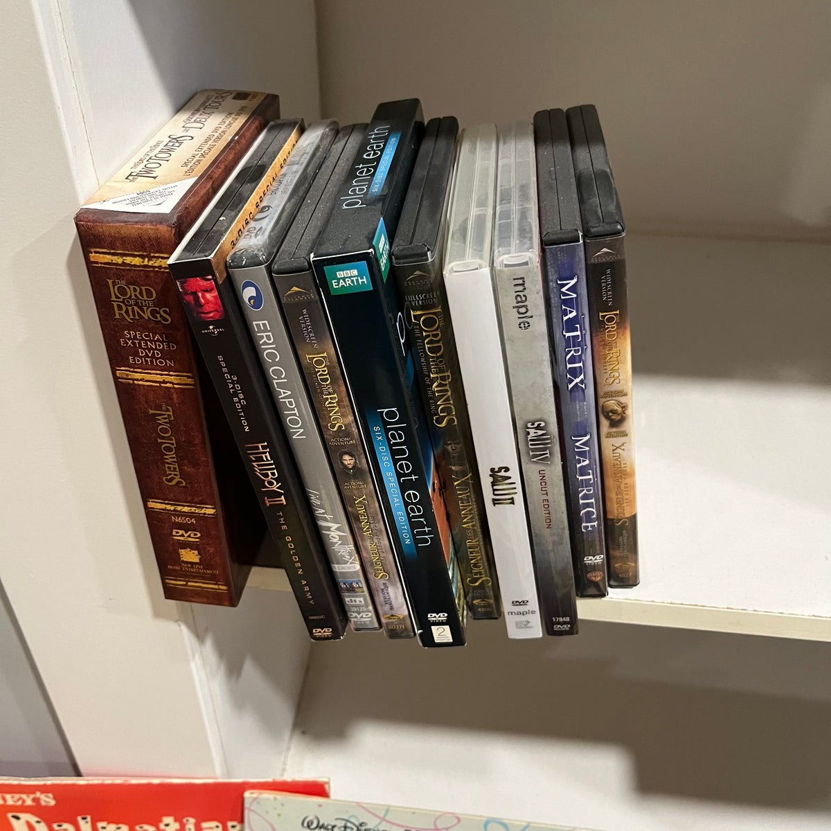 D347 Movies and Music Grouping (VHS and kids records)