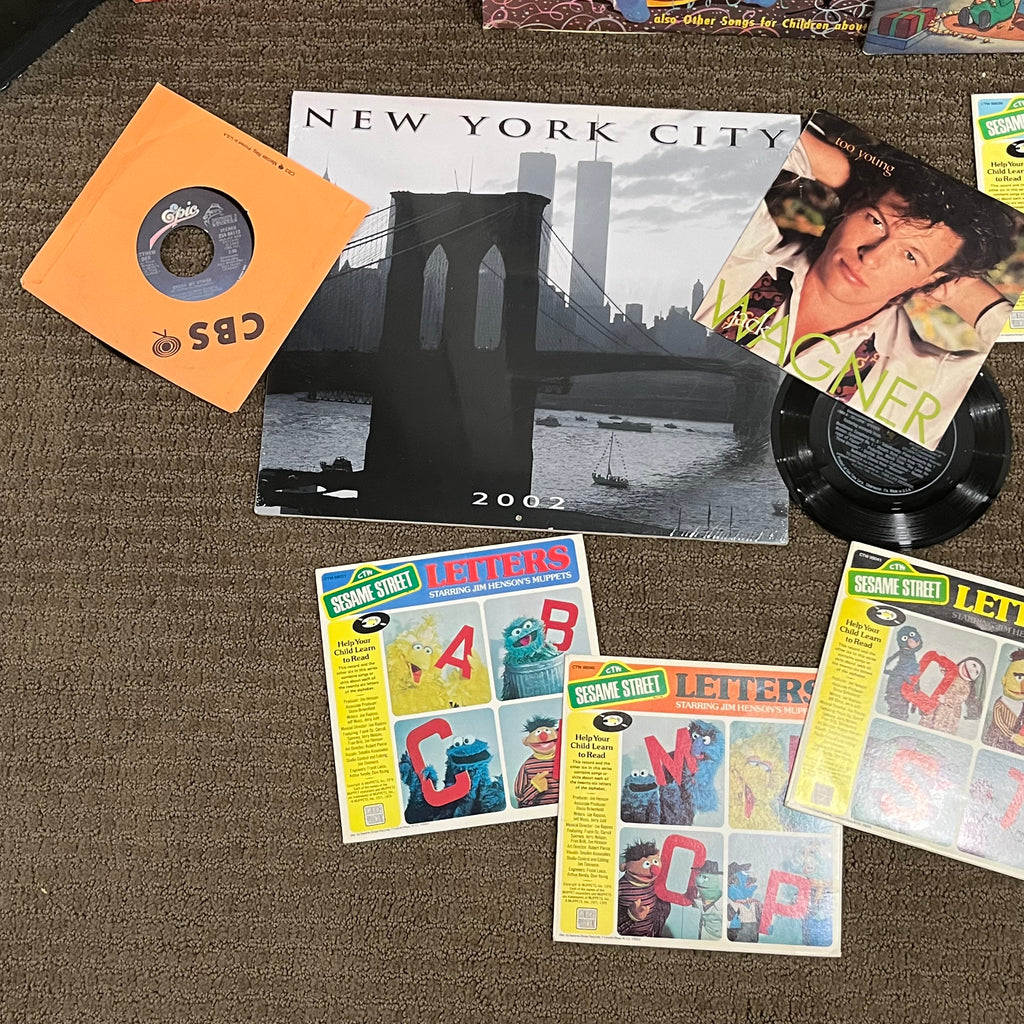 D347 Movies and Music Grouping (VHS and kids records)