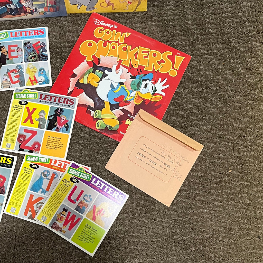 D347 Movies and Music Grouping (VHS and kids records)