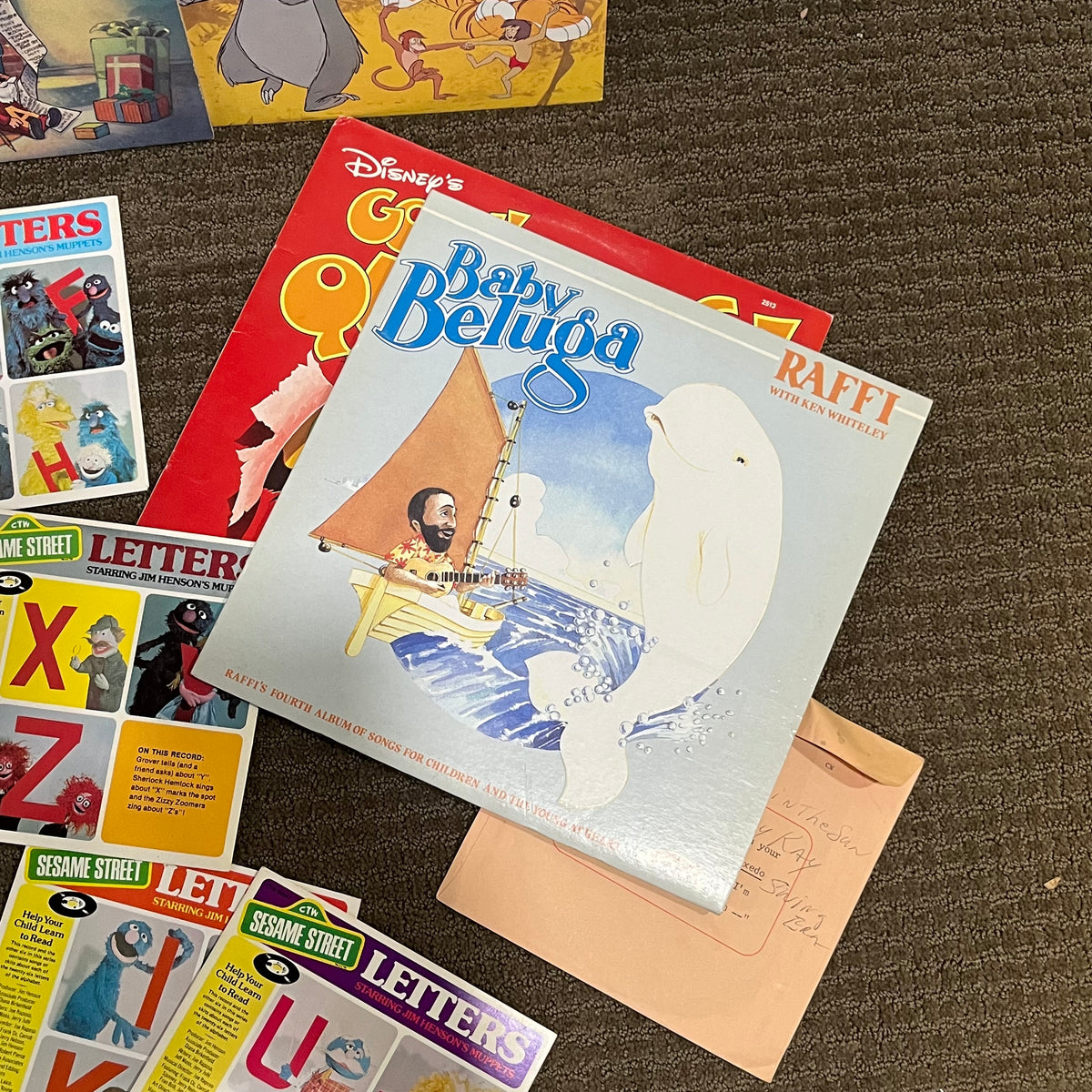 D347 Movies and Music Grouping (VHS and kids records)