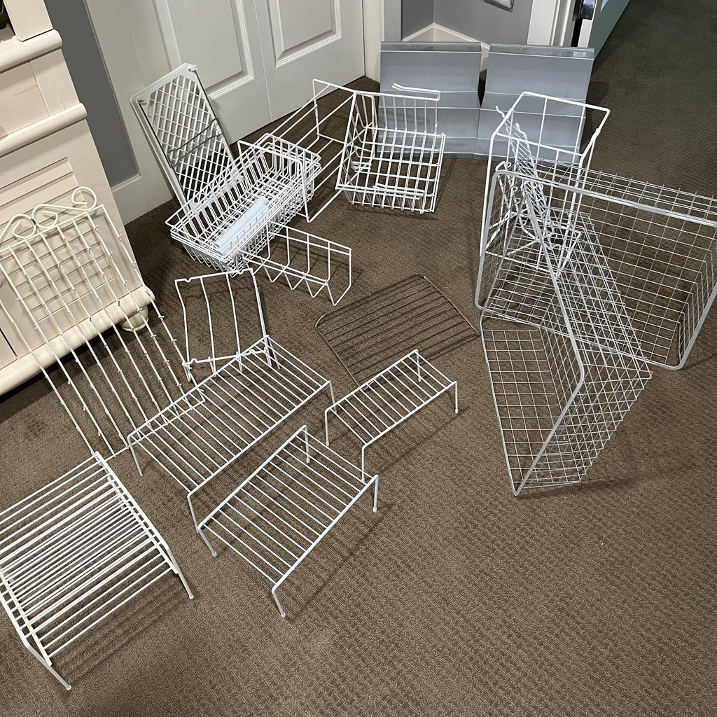 D358 Wire basket storage grouping