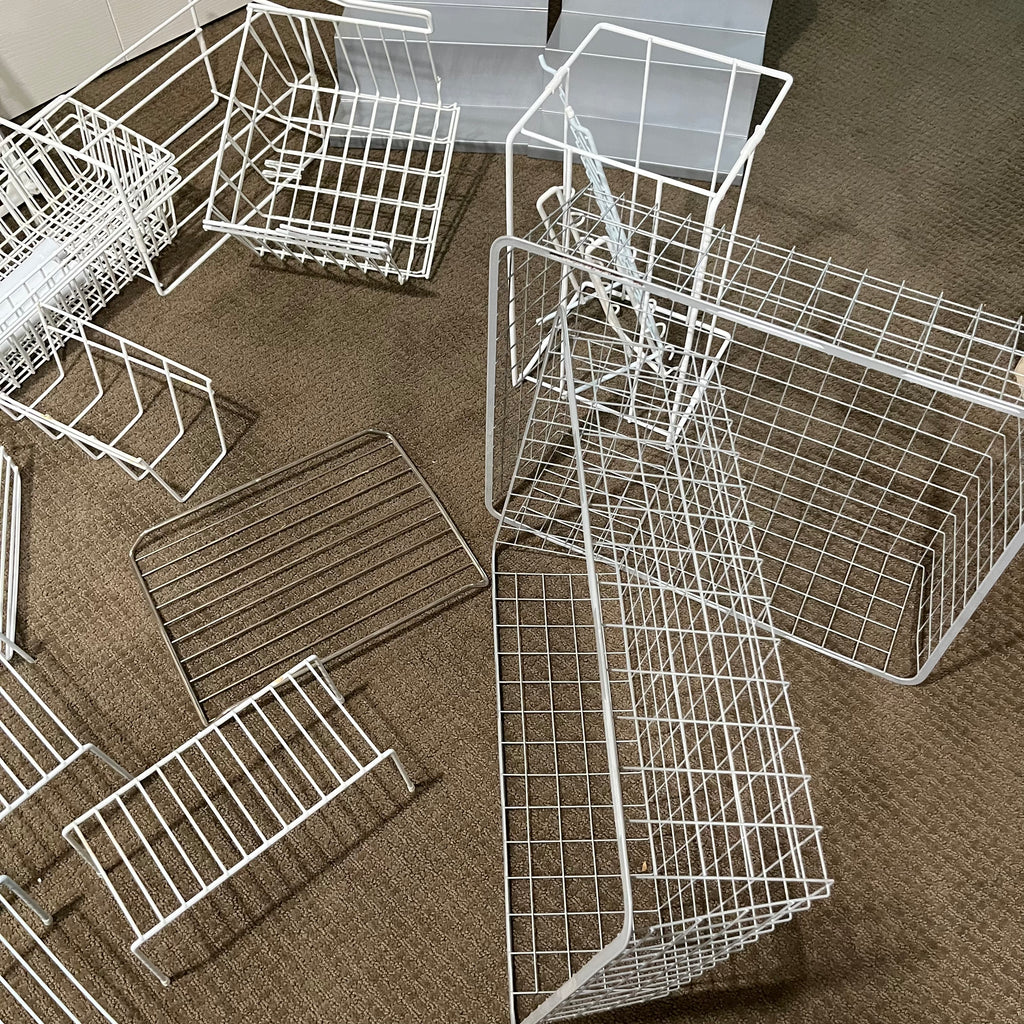 D358 Wire basket storage grouping