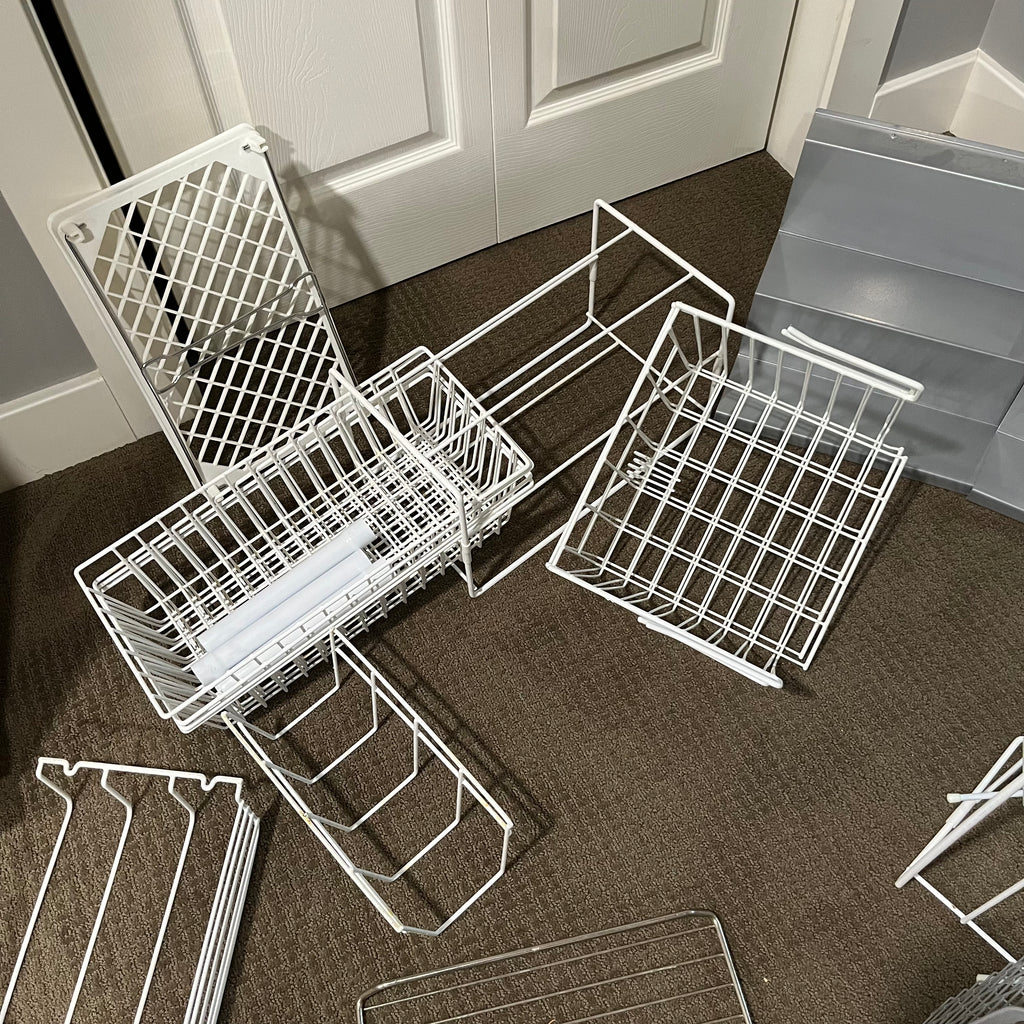 D358 Wire basket storage grouping