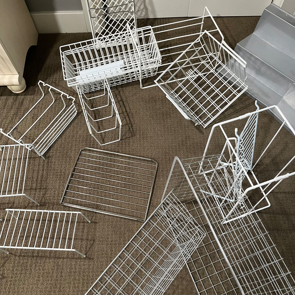 D358 Wire basket storage grouping